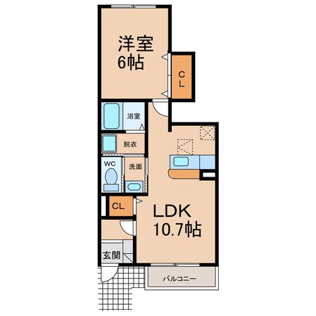 エトワールＭ　Ⅰ・Ⅱの物件間取画像